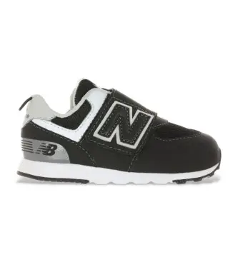 unisex per bambino NW574V1 Scarpe da ginnastica 574 New B nere (27 5), Nero, Basso, Velcro, Casual, moda per bambini