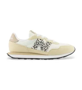 unisex per bambino P237V1_KL 237 Sneakers beige con lacci elastici (28), Basso, Stringhe, Casual, moda per bambini