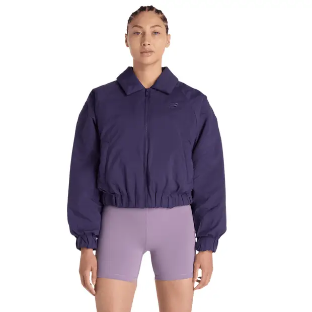 Woven Bomber Jacket Donna - Giacche Viola Purple