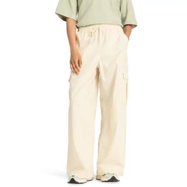 Woven Cargo Pant Donna - Pantaloni Beige