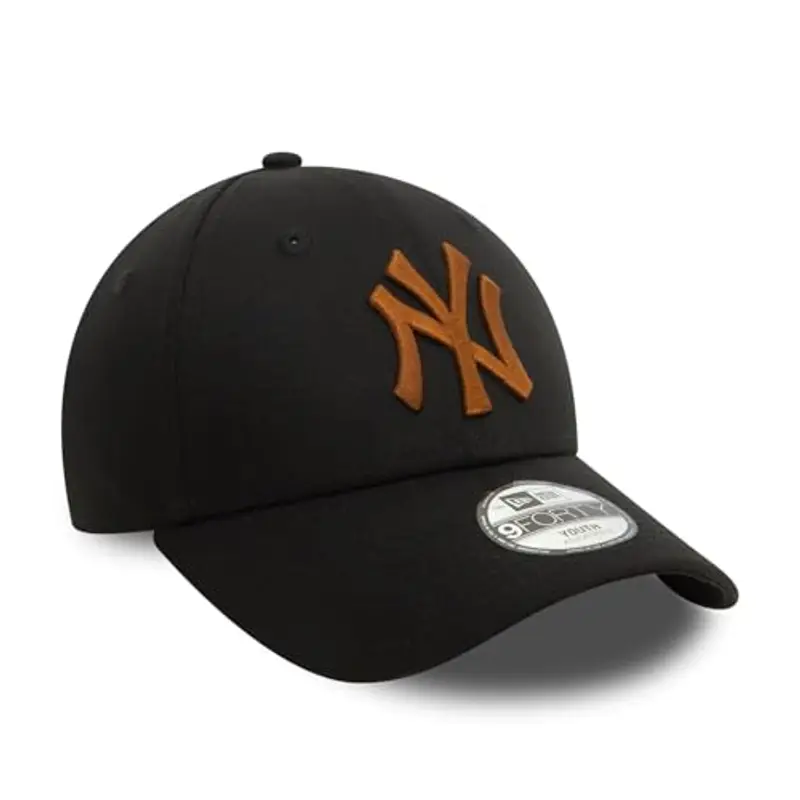 New Era 9Forty - Berretto per bambini New York Yankees, colore: Nero, Nero, 4 miniatura 3
