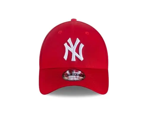 New Era 9forty MLB, cappellino con visiera dei New York Yankees Bianco/Rosso/Yankees New York. Taglia unica miniatura 2