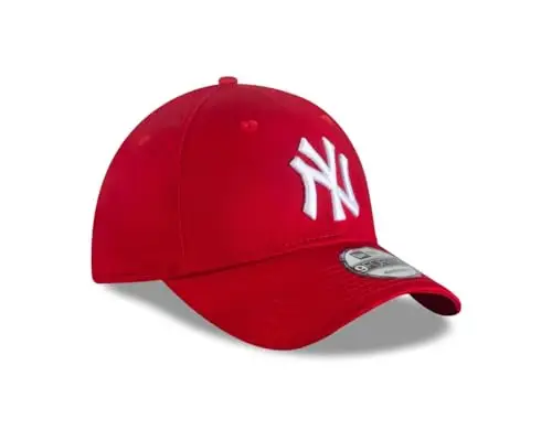 New Era 9forty MLB, cappellino con visiera dei New York Yankees Bianco/Rosso/Yankees New York. Taglia unica miniatura 3
