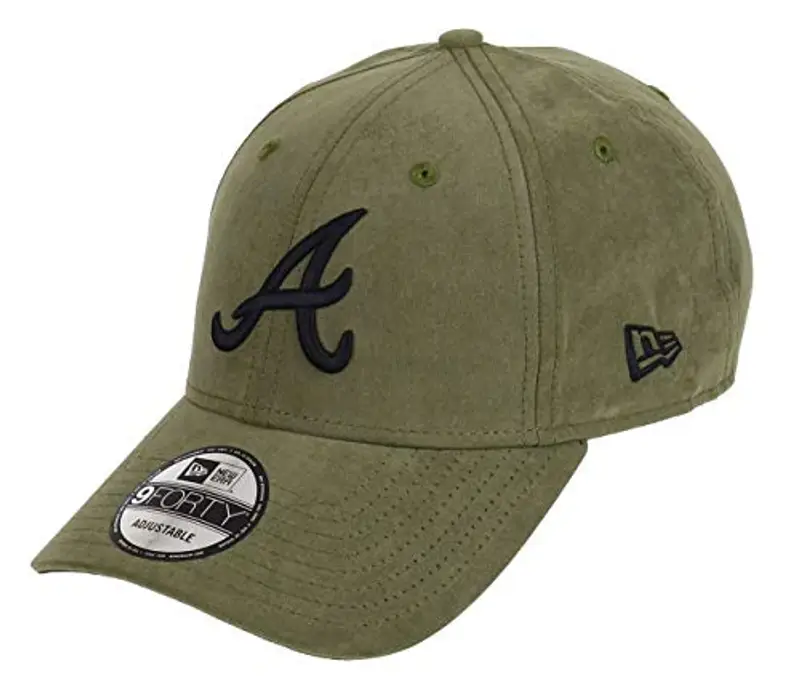 New Era Atlanta Braves 9forty Adjustable cap League Essential Nylon Green/Black - One-Size