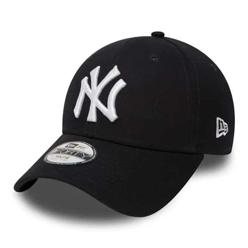 New Era Bambino Bambini MLB Basic NY Yankees 9Forty Cappuccio Regolabile - Blu (Navy), One Size