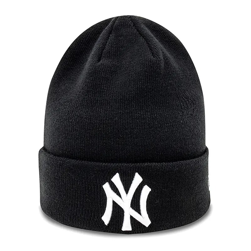 Berretto con polsino essenziale New Era MLB New York Yankees | New Era Nero