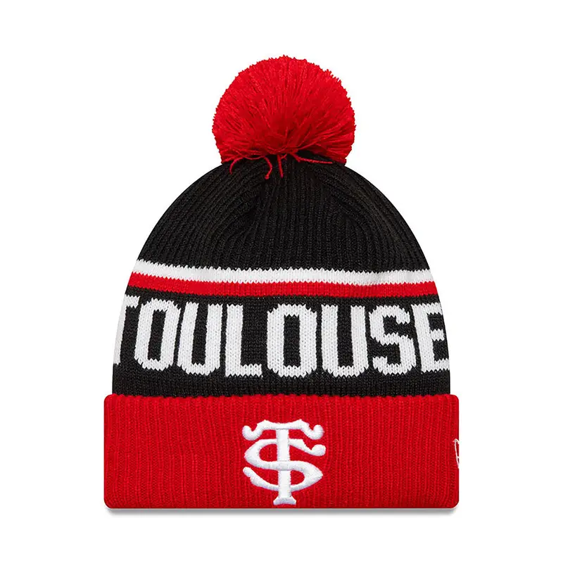 Berretto Con Pompon New Era Sport Stade Toulousain | New Era Nero
