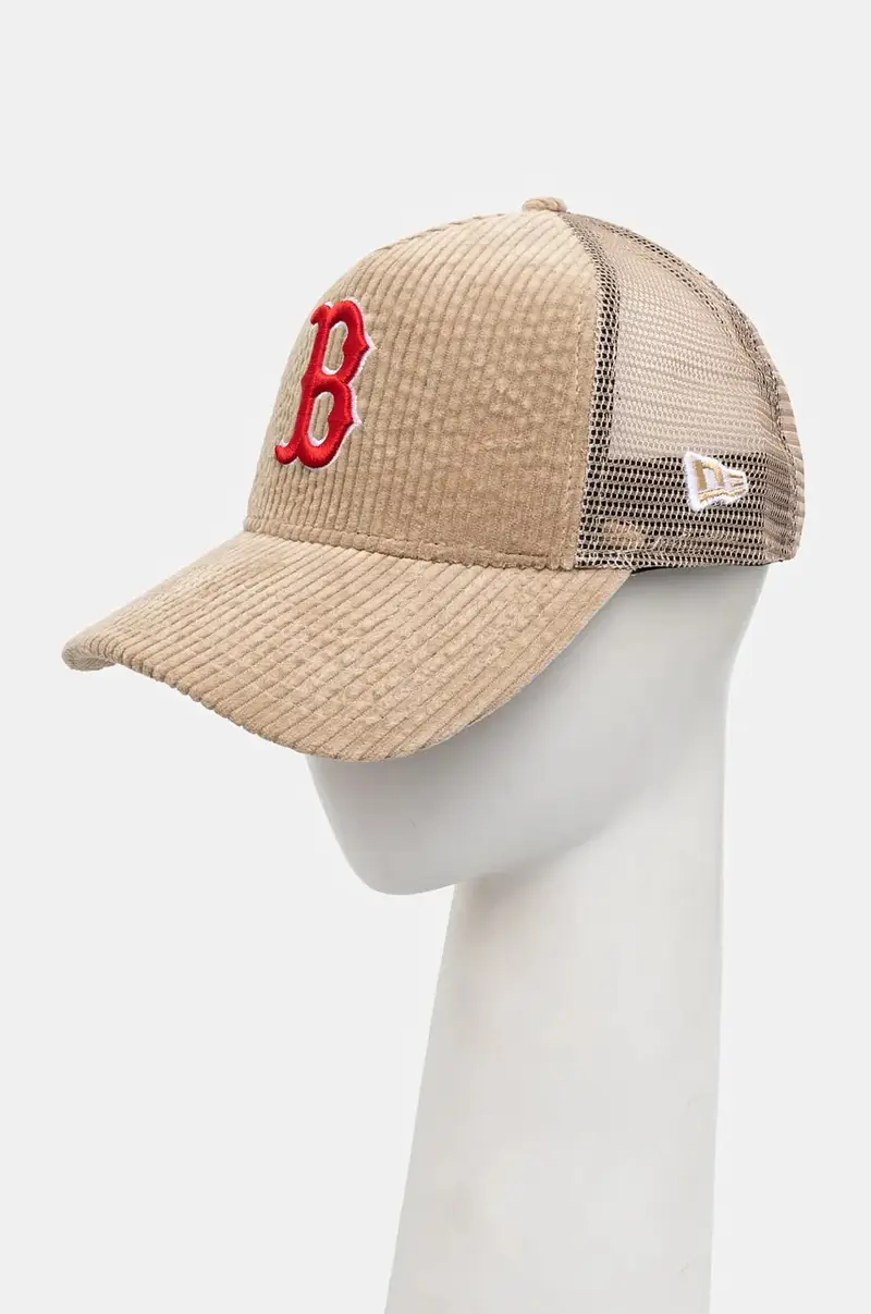 berretto da baseball CORD TRUCKER BOSTON RED SOX colore beige con applicazione 60565522