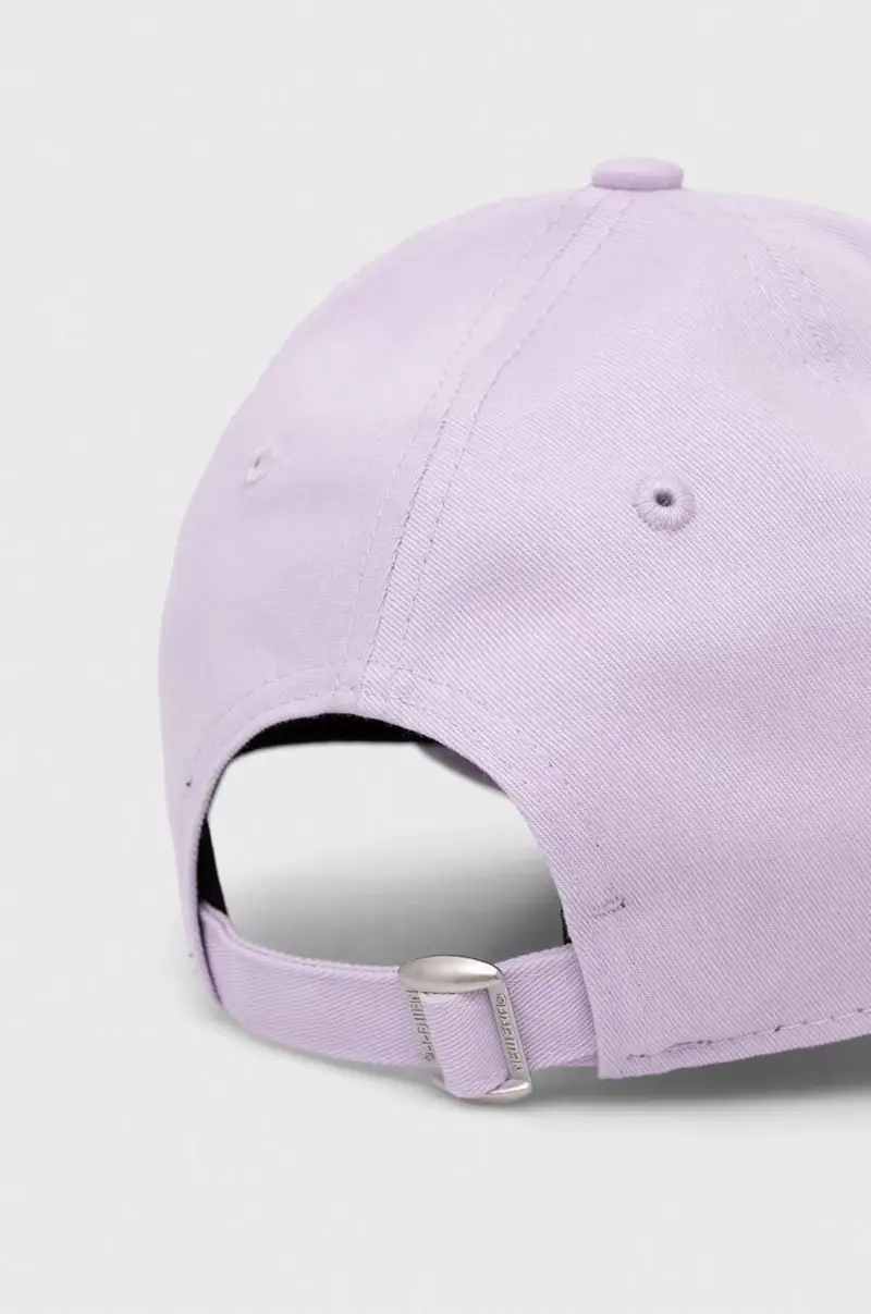 berretto da baseball in cotone colore violetto con applicazione NEW YORK YANKEES miniatura 3
