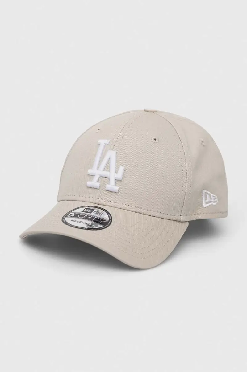 berretto da baseball in cotone LOS ANGELES DODGERS Beige