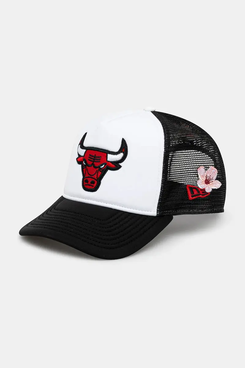 berretto da baseball NBA Flower Trucker Bulls colore nero 60595281