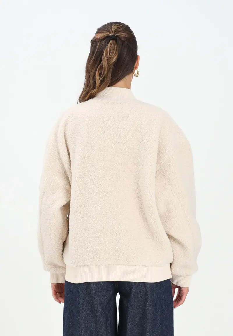 Bomber New York Yankees MLB Sherpa beige da donna miniatura 3