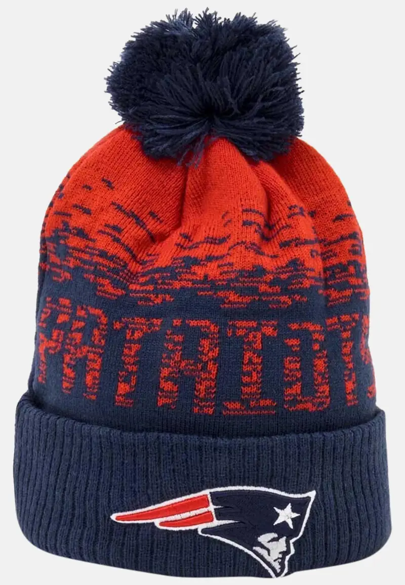 Bonnet New Era NFL Sport Knit Cuff New England Patriots | New Era Blu