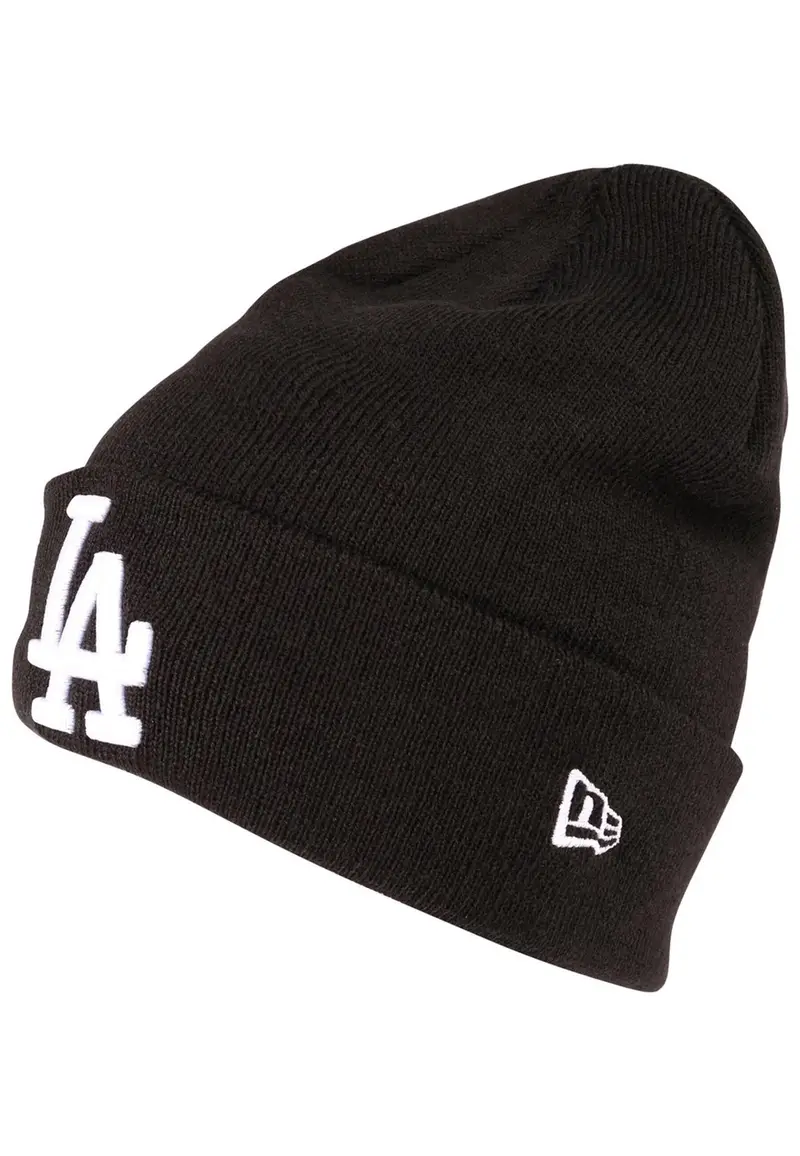 Bonnet tricot New Era MLB Essential Los Angeles Dodgers | New Era Nero