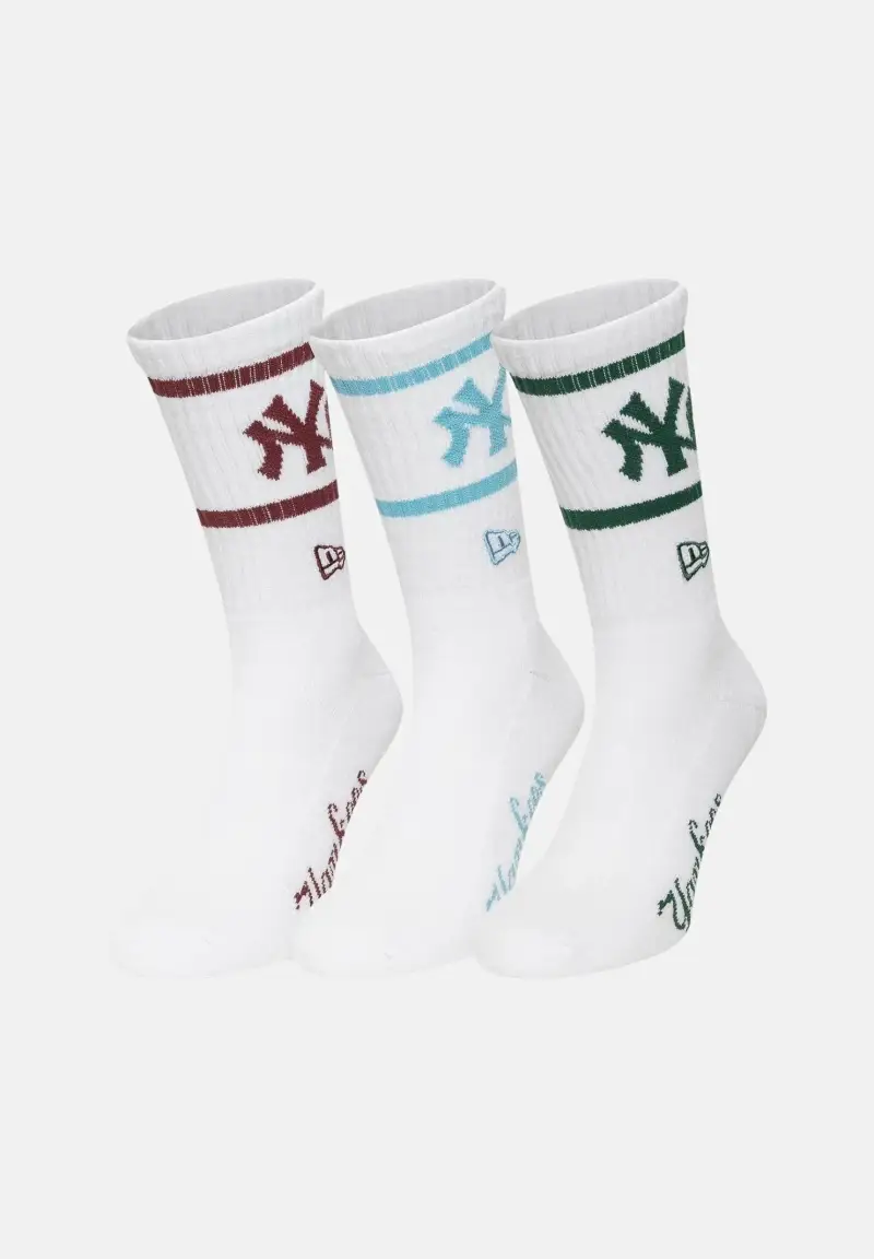 Calzini (3paia) New York Yankees MLB bianchi per uomo e donna