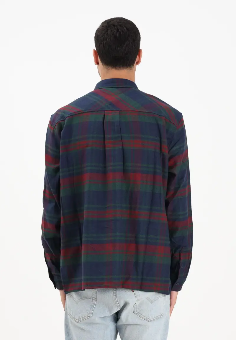 Camicia New York Yankees MLB Check blu da uomo miniatura 3