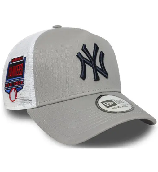 MLB Side Patch NY Trucker - cappello Grey