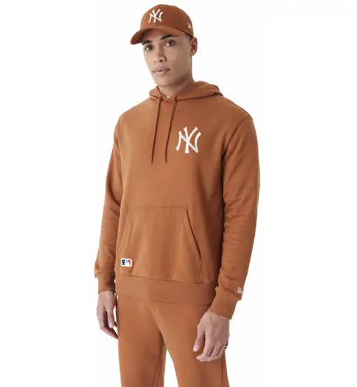 NY League Essential M - felpa con cappuccio - uomo Brown