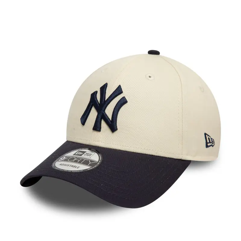 Cappellino 9FORTY New York Yankees Colour Block Bianco TU