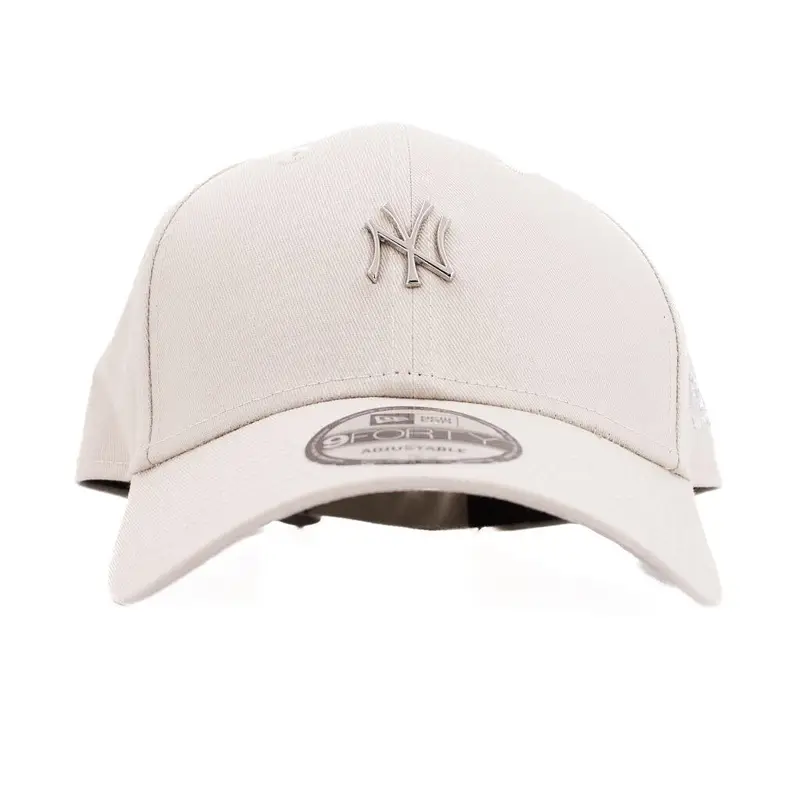 Cappellino New Era Metallic Pin 9Forty New York Yankees | New Era Beige