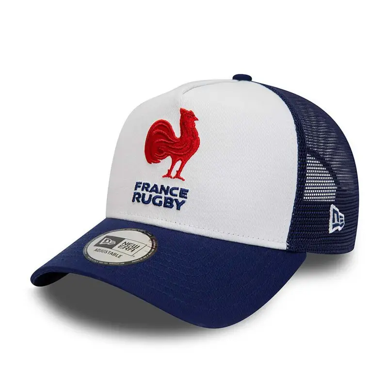 Cappellino Trucker New Era Edizione Francia Rugby Ffr Blu Marino E Bianco | New Era