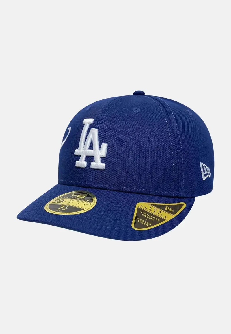 Cappello con visiera 59FIFTY Fitted Low Profile LA Dodgers MLB Est Script blu da uomo