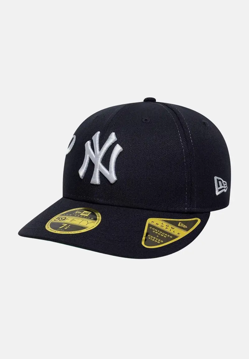 Cappello con visiera 59FIFTY Fitted Low Profile New York Yankees MLB Est Script blu da uomo