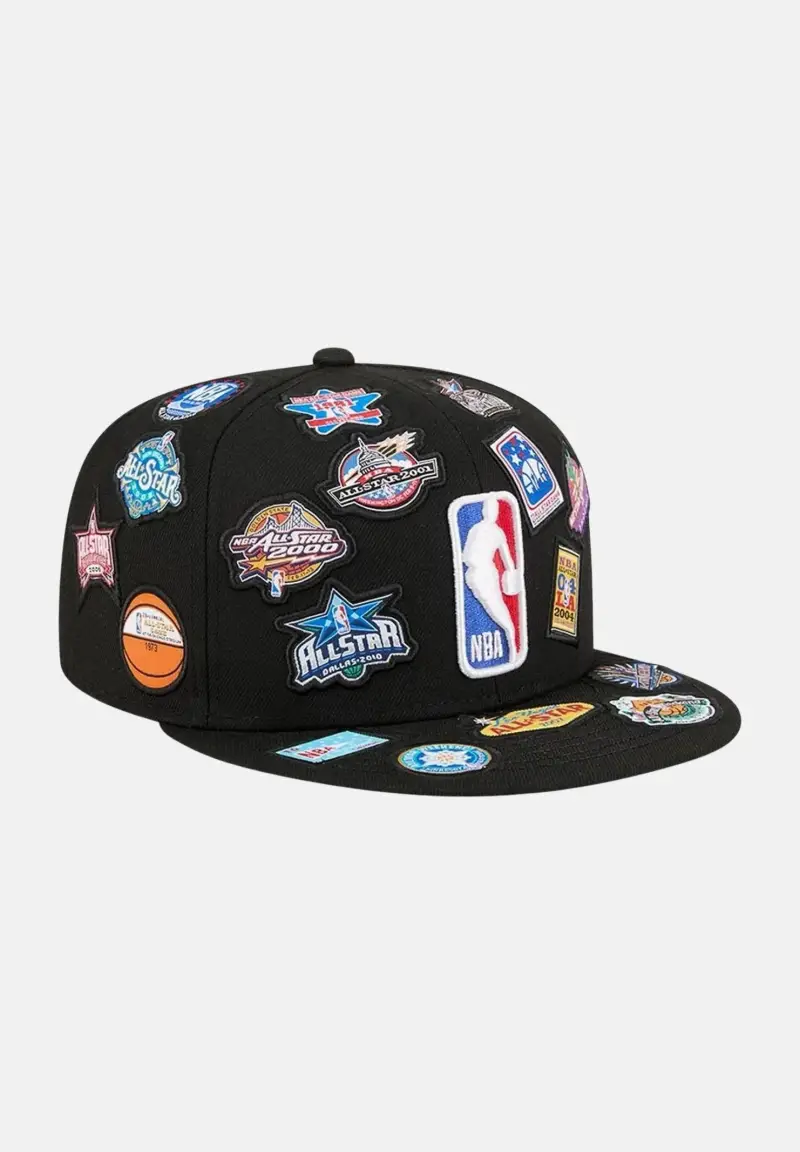 Cappello con visiera 59FIFTY Fitted NBA Hardwood Classic All Star Game nero da uomo miniatura 2