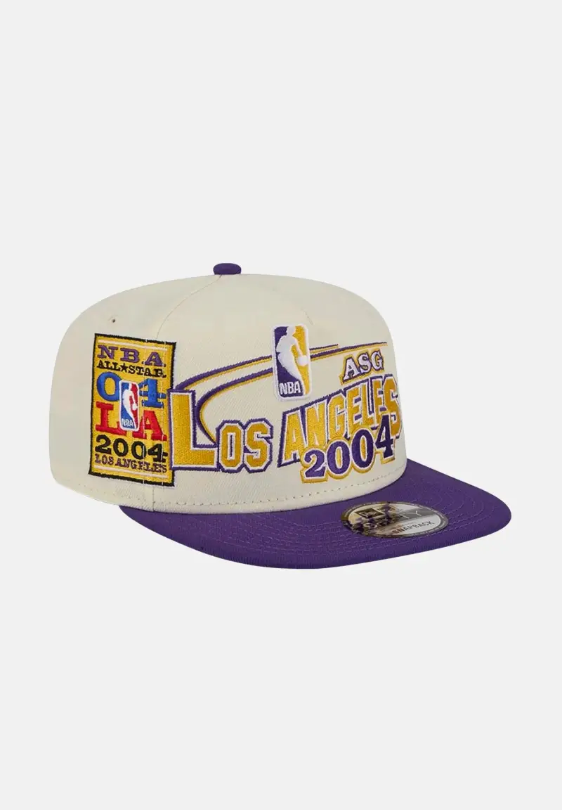 Cappello con visiera 9FIFTY A-Frame LA Lakers NBA Hardwood Classic All Star Game panna per uomo e donna miniatura 3
