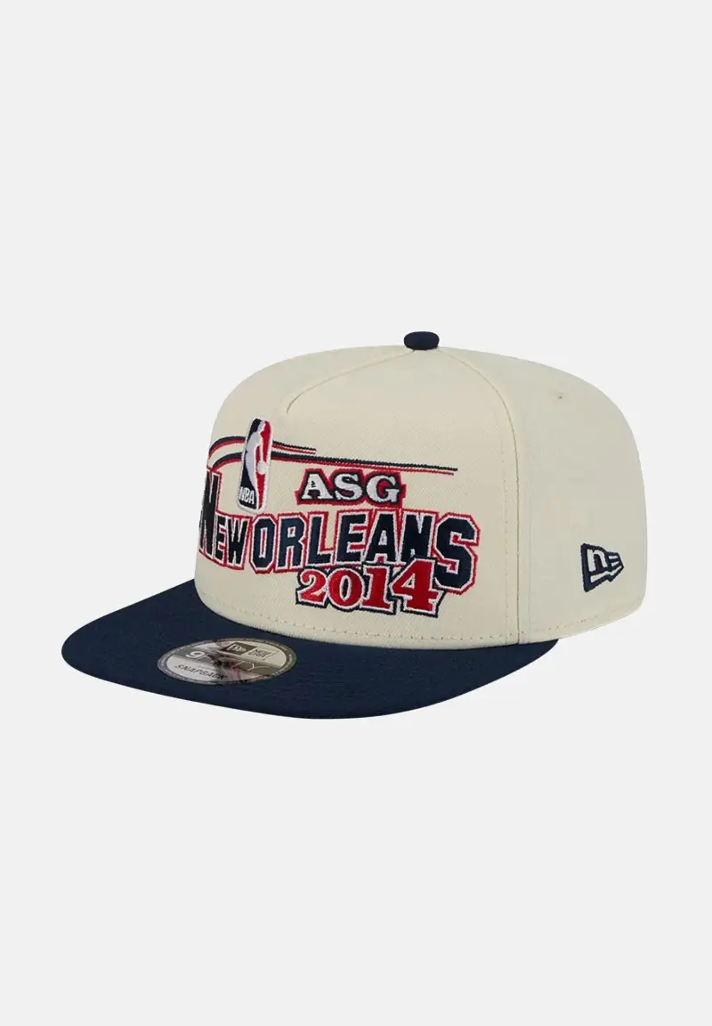 Cappello con visiera 9FIFTY A-Frame New Orleans Pelicans NBA Hardwood Classic All Star Game panna uomo e donna miniatura 2