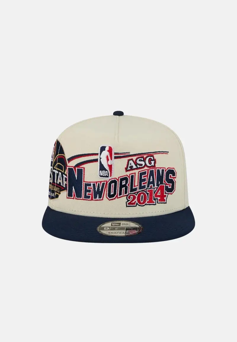 Cappello con visiera 9FIFTY A-Frame New Orleans Pelicans NBA Hardwood Classic All Star Game panna uomo e donna