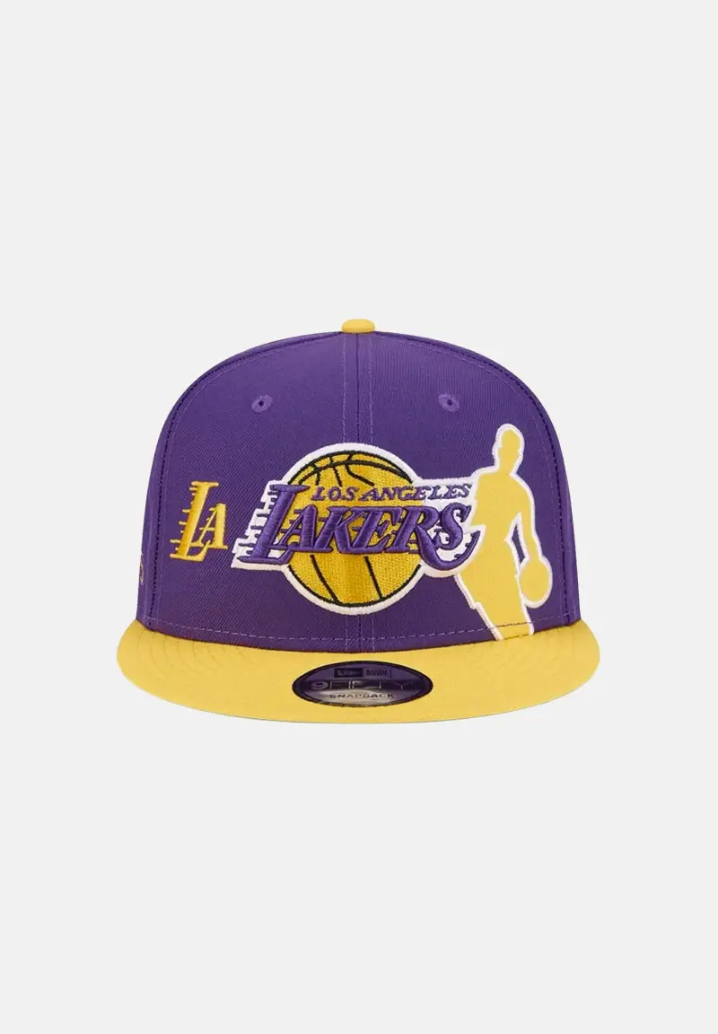 Cappello con visiera 9FIFTY LA Lakers NBA Hardwood Classic All Star Game viola per uomo e donna