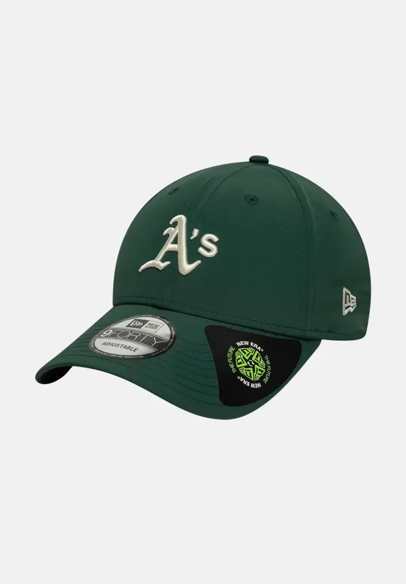 Cappello con visiera 9FORTY Athletics MLB Recycled Midi verde per uomo e donna