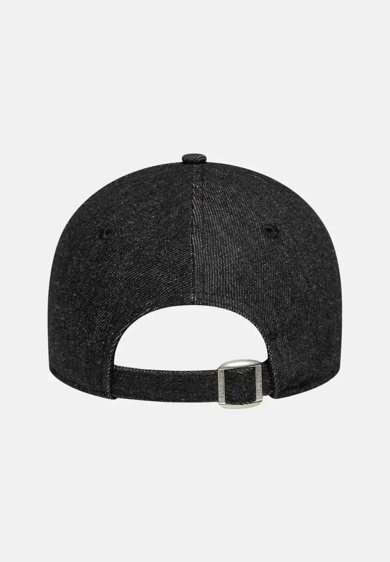 Cappello con visiera 9FORTY LA Dodgers MLB in denim nero da donna miniatura 2