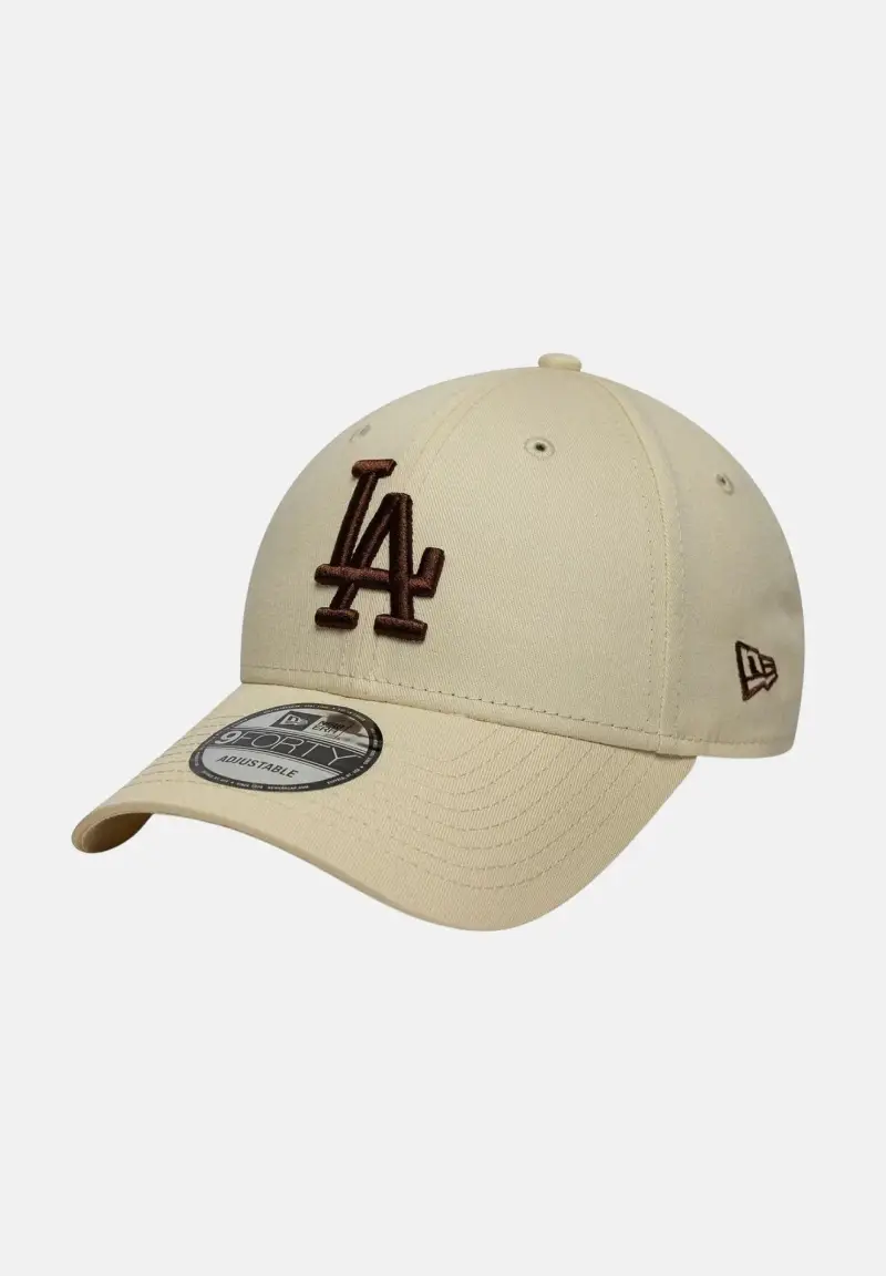 Cappello con visiera 9FORTY LA Dodgers MLB League Essential beige per uomo e donna