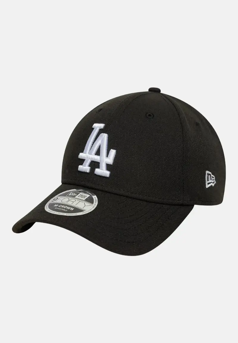 NEW ERA Cappello con visiera 9FORTY M-Crown LA Dodgers MLB nero per uomo e donna