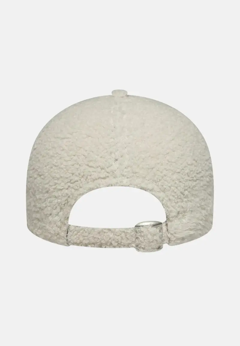 Cappello con visiera 9FORTY New York Yankees MLB Borg panna da donna miniatura 2