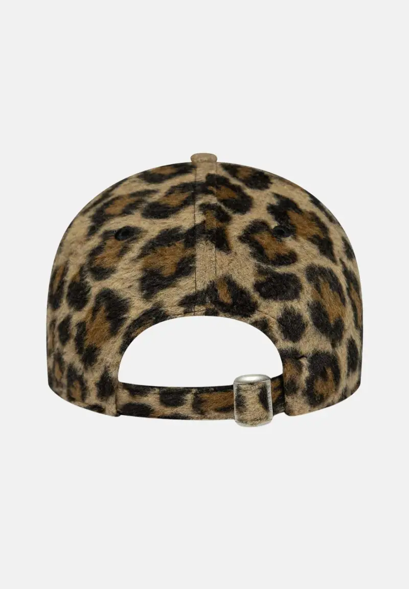 Cappello con visiera 9FORTY New York Yankees MLB Cosy Animal Leopard beige da donna miniatura 2
