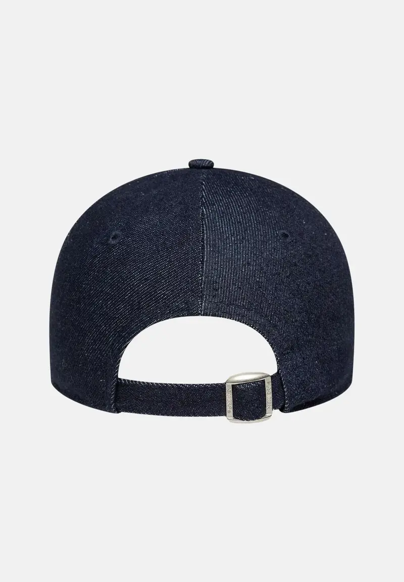 Cappello con visiera 9FORTY New York Yankees MLB in denim blu da donna miniatura 2