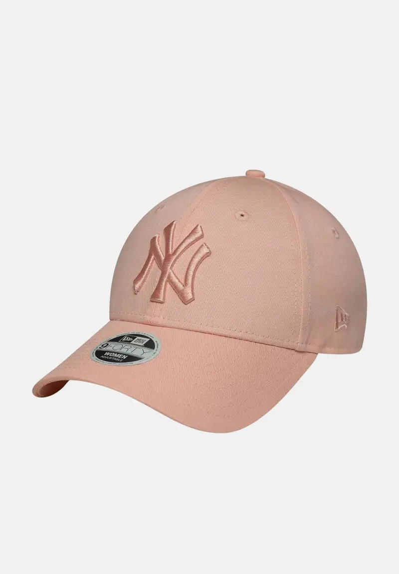 NEW ERA Cappello con visiera 9FORTY New York Yankees MLB League Essential rosa da donna