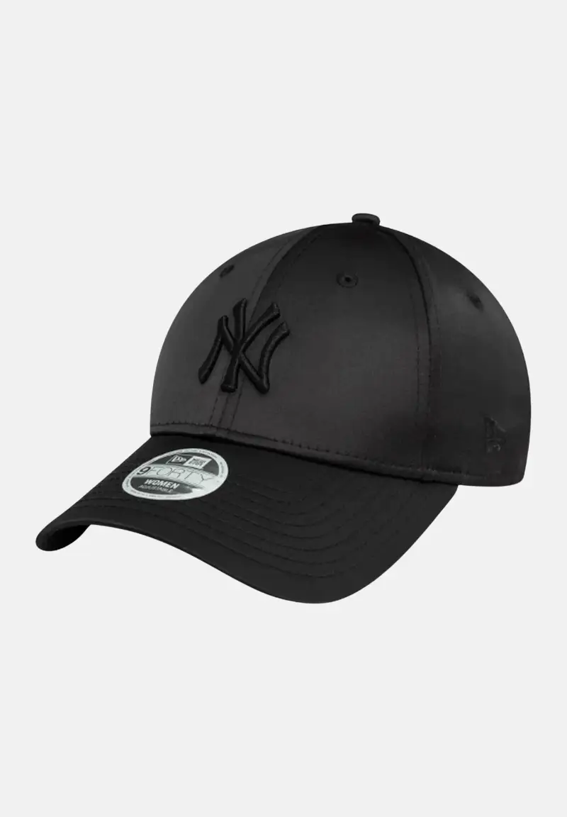 Cappello con visiera 9FORTY New York Yankees Satin nero da donna