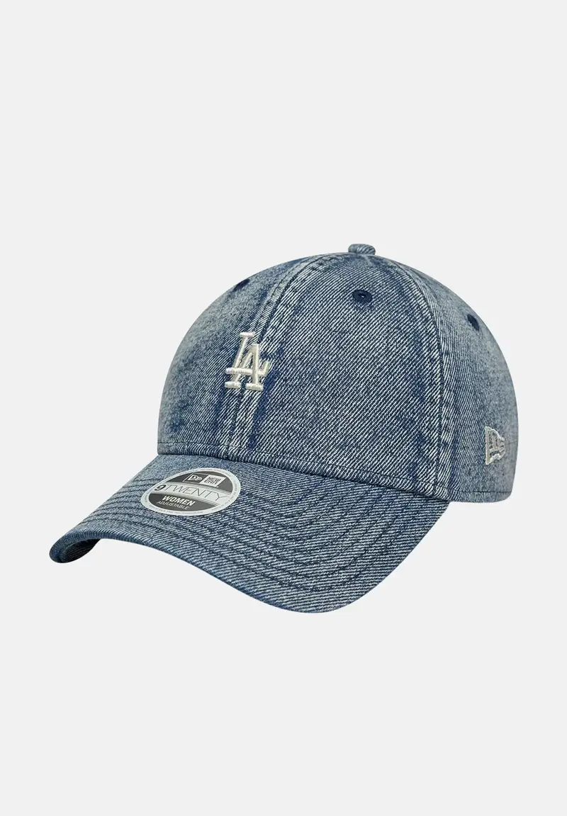 Cappello con visiera 9TWENTY LA Dodgers MLB in denim per uomo e donna