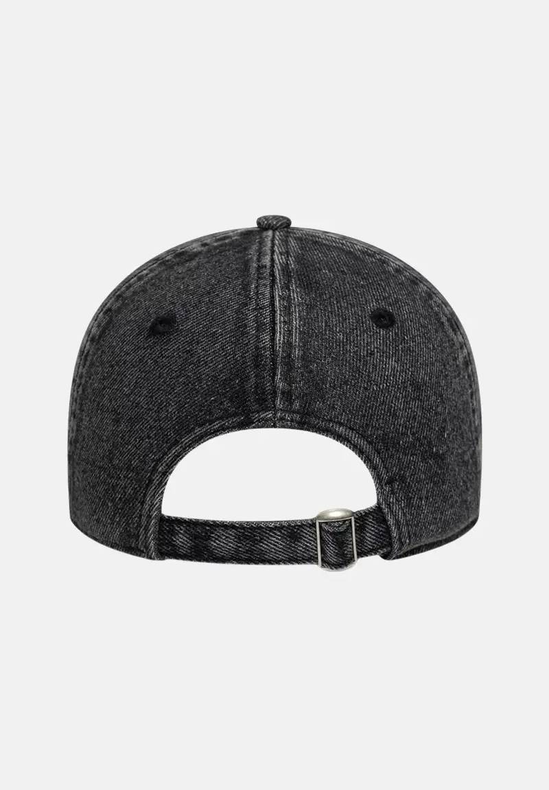 Cappello con visiera 9TWENTY New York Yankees MLB in denim nero per uomo e donna miniatura 2