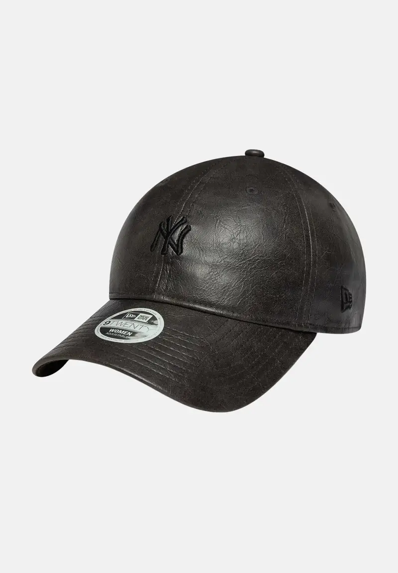 Cappello con visiera 9TWENTY New York Yankees Womens MLB Tonal PU nero da donna