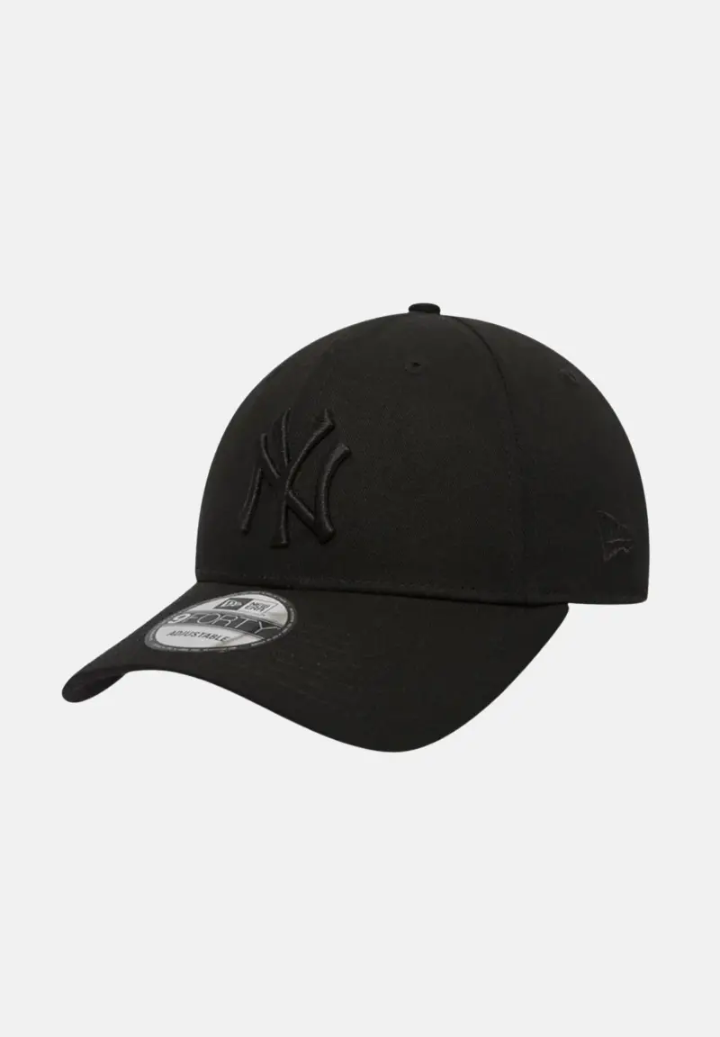 Cappello con visiera nero per uomo e donna con logo Yankees