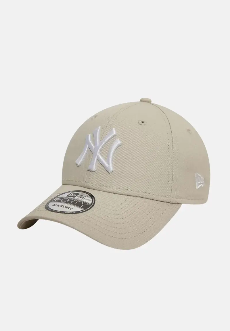 Cappello con visiera New York Yankees League Essential beige per uomo e donna
