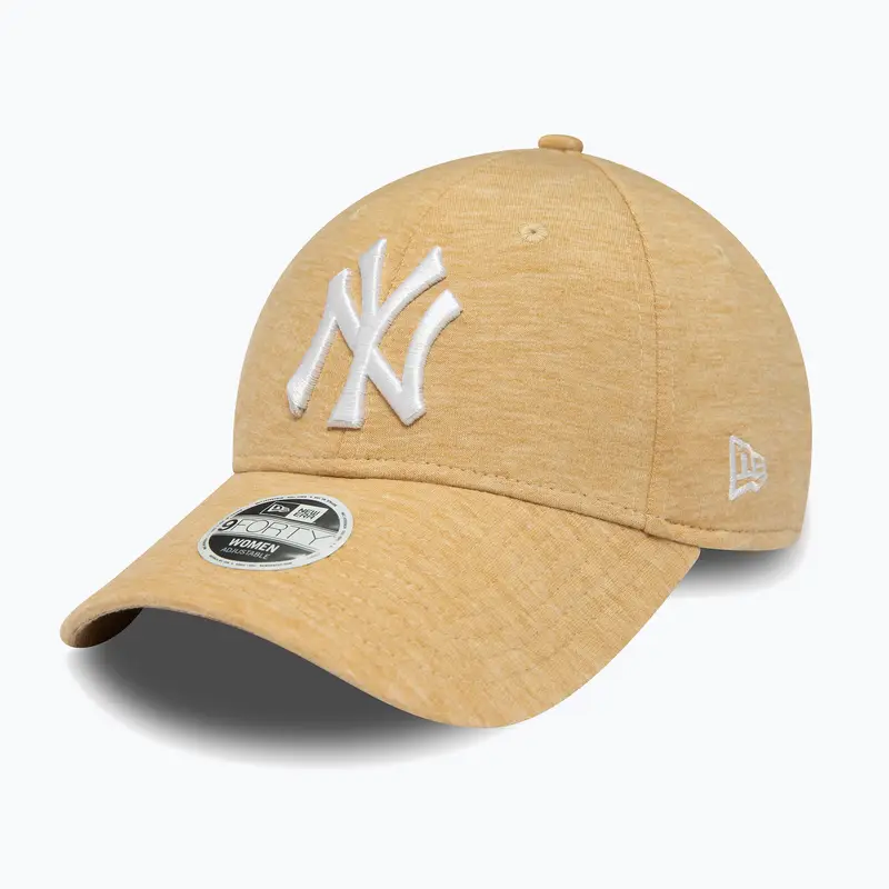 Cappello da baseball da donna di New Era Jersey 9Forty New York Yankees | New Era Beige