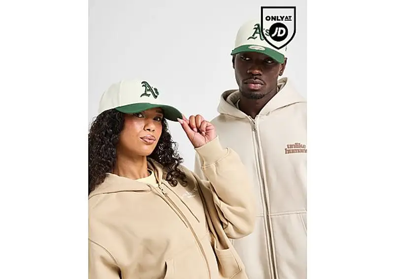 New Era Cappello MLB Oakland Athletics 9FORTY, Crema