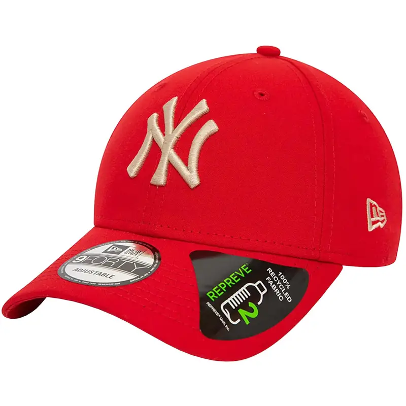 Cappello New Era Yankees 100% RICICLATO | New Era Rosso