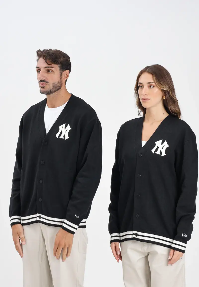 New Era Cardigan Uomo Nero 2818119